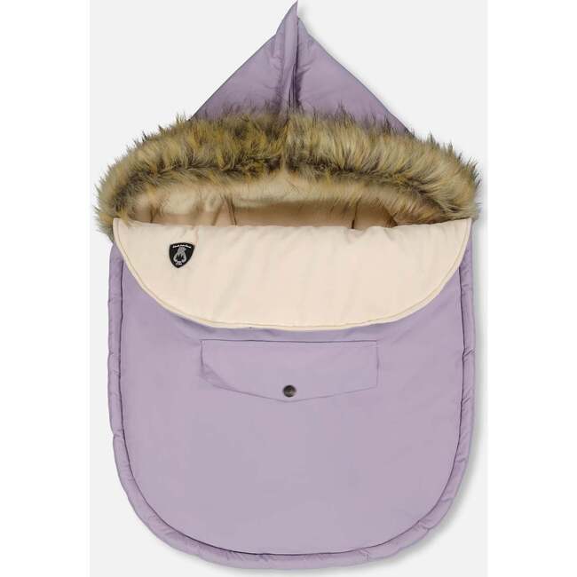 Bunting Bag Designed for Car Seat and Stroller, Purple Gray - Car Seat Accessories - 1