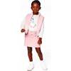 Corduroy Skirt with Cargo Pockets, Dusty Pink - Skirts - 3