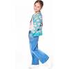 Button Front Knitted Cardigan, Turquoise Blue - Cardigans - 2
