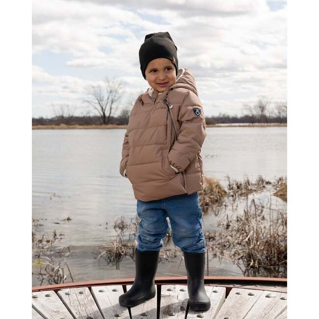 Compressible Winter Puffy Coat Designed for Car Seat, Chanterelle - Jackets - 2