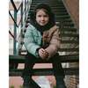 Colorblocked Puffy Winter Coat, Black - Jackets - 3