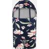 Brushed Jersey Balaclava, Navy Flower Print - Winter Hats - 1 - thumbnail