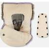 Bunting Bag Designed for Car Seat and Stroller, Purple Gray - Car Seat Accessories - 3