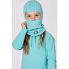 Brushed Jersey Balaclava, Turquoise Blue - Winter Hats - 2