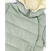 Compressible Winter Puffy Coat Designed for Car Seat, Sage Green - Jackets - 5