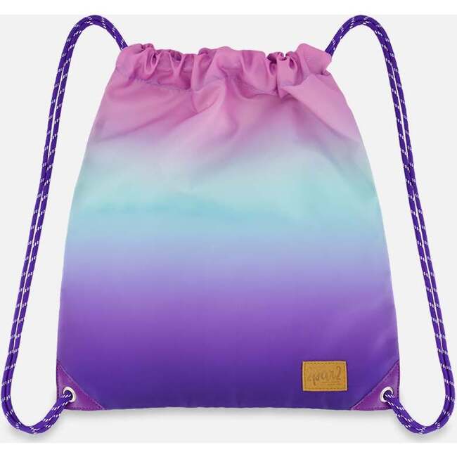 Drawstring Bag, Purple Gradient