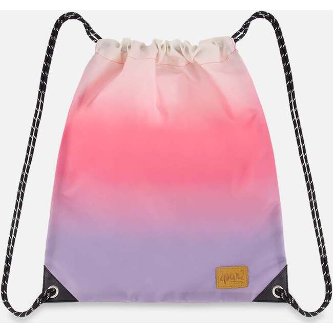 Drawstring Bag Pink and Purple Gradient, Pink & Purple Gradient