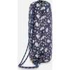 Drawstring Bag, Navy Flower Print - Bags - 2
