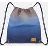 Drawstring Bag Blue and Beige Gradient, Blue & Beige Gradient - Bags - 1 - thumbnail