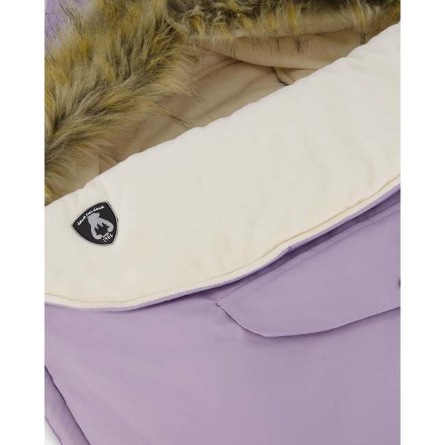 Bunting Bag Designed for Car Seat and Stroller, Purple Gray - Car Seat Accessories - 5