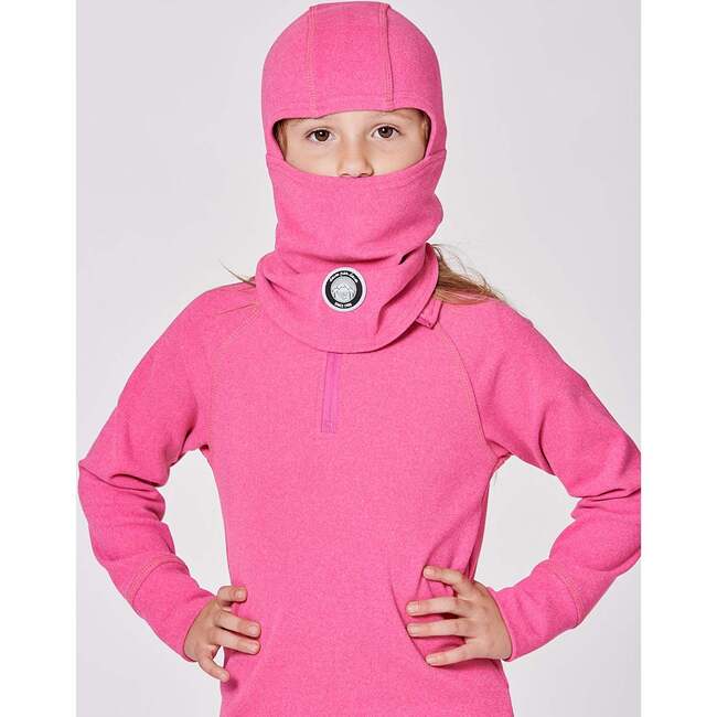 Brushed Jersey Balaclava, Candy Pink - Winter Hats - 2