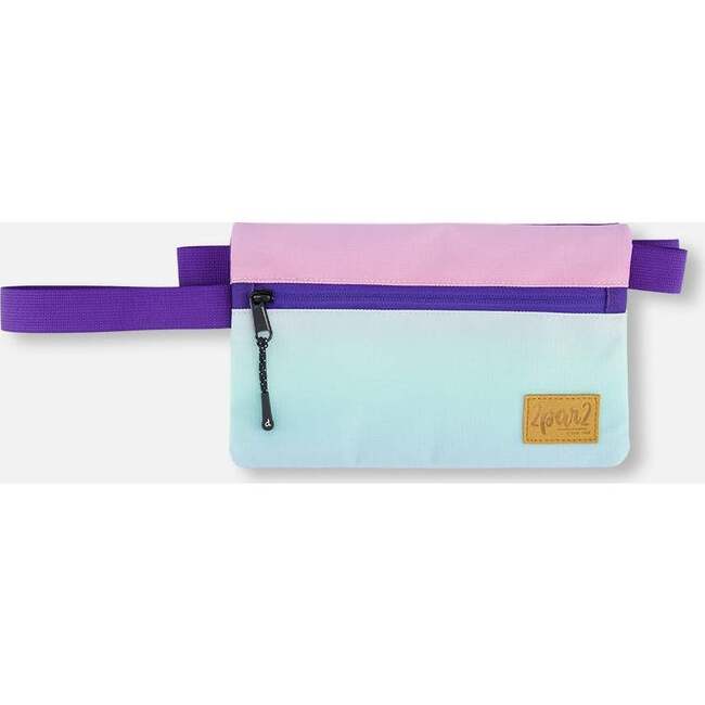 Double Pencil Case, Purple Gradient