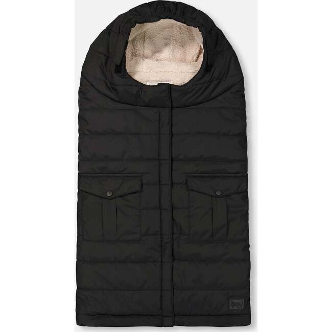 Evolutive Baby Footmuff Designed for Car Seat and Stroller, Black - Car Seat Accessories - 3
