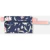 Double Pencil Case, Navy Flower Print - School Supplies - 2