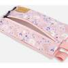 Double Pencil Case, Lilac Retro Flower Print - School Supplies - 3