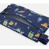 Double Pencil Case, Navy Animal Print - School Supplies - 4