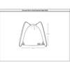 Drawstring Bag, Black Dinosaur Print - Bags - 5
