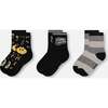 3-Pack Knit Socks, Black - Socks - 1 - thumbnail