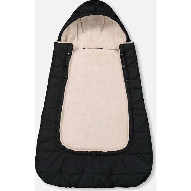 3-In-1 Multifunction Cover for Car Seat, Stroller, and Baby Carrier In, Black - Car Seat Accessories - 2