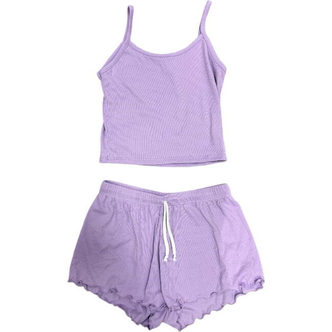 Suzie Top and Shorts Set, Lavender