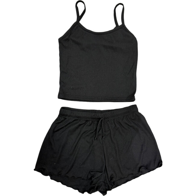 Suzie Top and Shorts Set, Black
