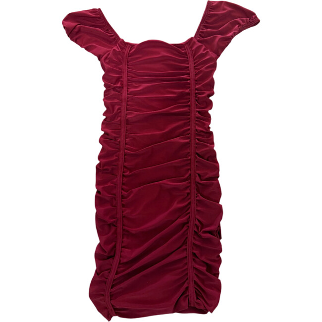 Amelia Dress,Burgundy