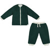 Signature Cozy Playsuit, Emerald - Mixed Apparel Set - 1 - thumbnail