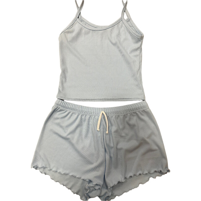 Suzie Top and Shorts Set, LightBlue