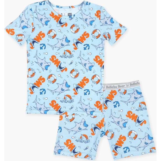 JAWS Kids Pajama Short Set, Blue