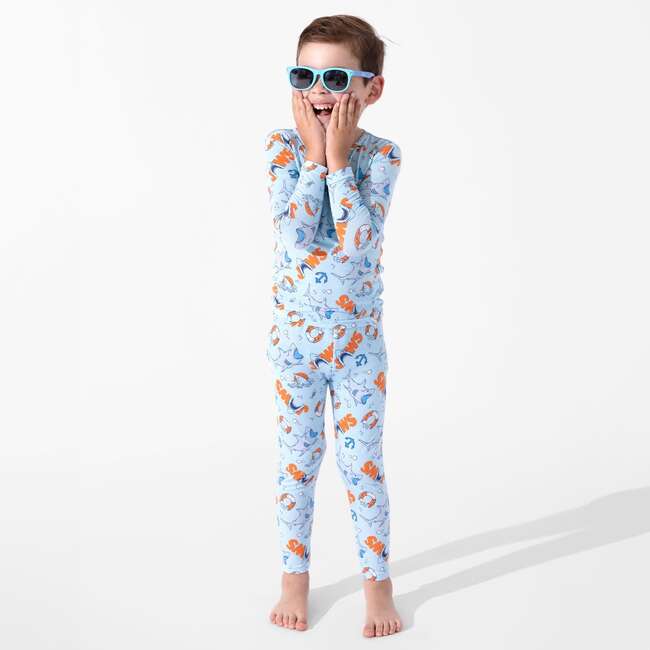 JAWS Kids Pajamas, Blue - Pajamas - 3