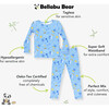 Baby Shark Surf Kids Pajamas, Blue - Pajamas - 2