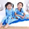 Baby Shark Surf Girls' Short Sleeve Dress, Blue - Dresses - 2