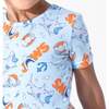 JAWS Kids Pajama Short Set, Blue - Pajamas - 4