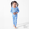 Baby Shark Surf Bamboo Convertible Footie, Blue - Footie Pajamas - 4