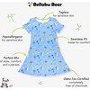 Baby Shark Surf Girls' Short Sleeve Dress, Blue - Dresses - 3