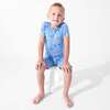 Baby Shark Surf Kids Pajama Short Set, Blue - Pajamas - 3