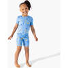 Baby Shark Surf Kids Pajama Short Set, Blue - Pajamas - 4
