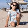 JAWS Kids Pajama Short Set, Blue - Pajamas - 6