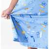 Baby Shark Surf Girls' Short Sleeve Dress, Blue - Dresses - 6