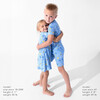 Baby Shark Surf Kids Pajama Short Set, Blue - Pajamas - 5