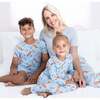 JAWS Kids Pajama Short Set, Blue - Pajamas - 7