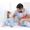 JAWS Bamboo Convertible Footie, Blue - Footie Pajamas - 7