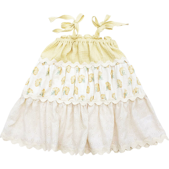 Amber Dress, Lemon Rose