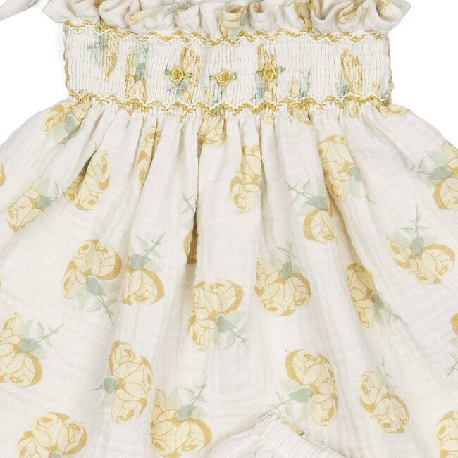 Strap Smock Set, Lemon Rose - Mixed Apparel Set - 2