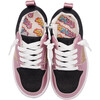 Harlow Sneaker, Black, Pink & Gold - Sneakers - 3