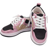Harlow Sneaker, Black, Pink & Gold - Sneakers - 6