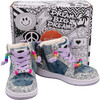 Skye High Top Denim Sneaker, Blue - Sneakers - 2