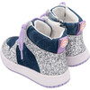 Skye High Top Denim Sneaker, Blue - Sneakers - 3