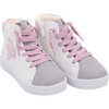 Taylor Hightop Sneaker, Pink Plaid - Sneakers - 5