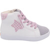 Taylor Hightop Sneaker, Pink Plaid - Sneakers - 7